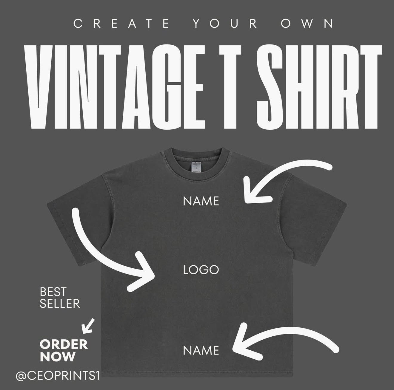 Custom Oversized Vintage Tee